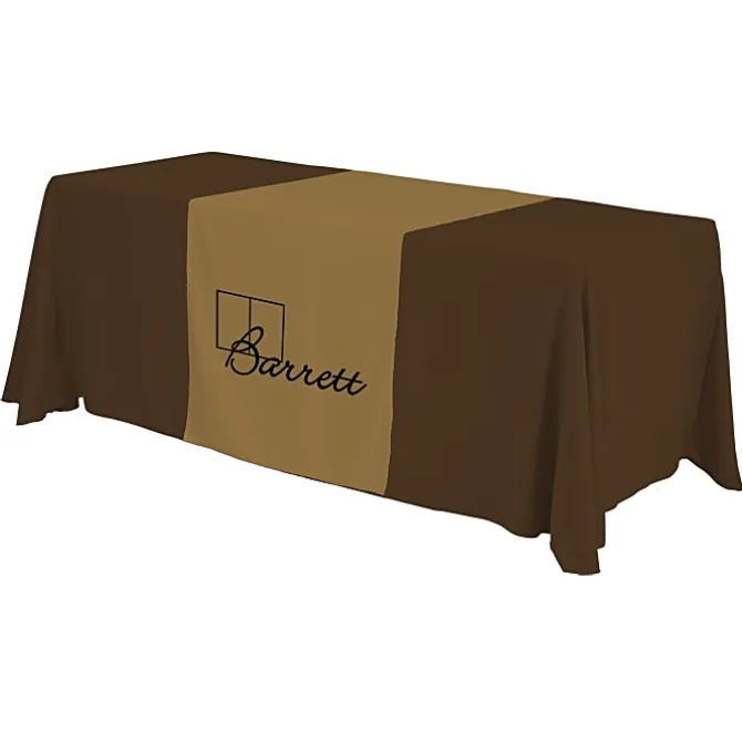 Serged 6-foot Closed-Back Table Throw and Runner Kit