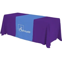 Serged 6-foot Closed-Back Table Throw and Runner Kit