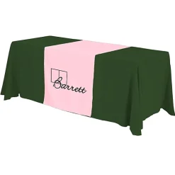 Serged 6-foot Closed-Back Table Throw and Runner Kit