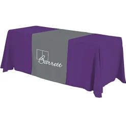 Serged 6-foot Closed-Back Table Throw and Runner Kit