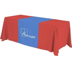 Serged 6-foot Closed-Back Table Throw and Runner Kit