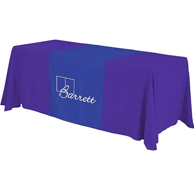 Serged 6-foot Closed-Back Table Throw and Runner Kit