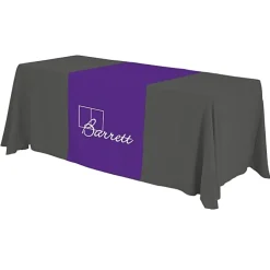 Serged 6-foot Closed-Back Table Throw and Runner Kit
