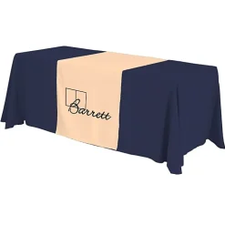 Serged 6-foot Closed-Back Table Throw and Runner Kit