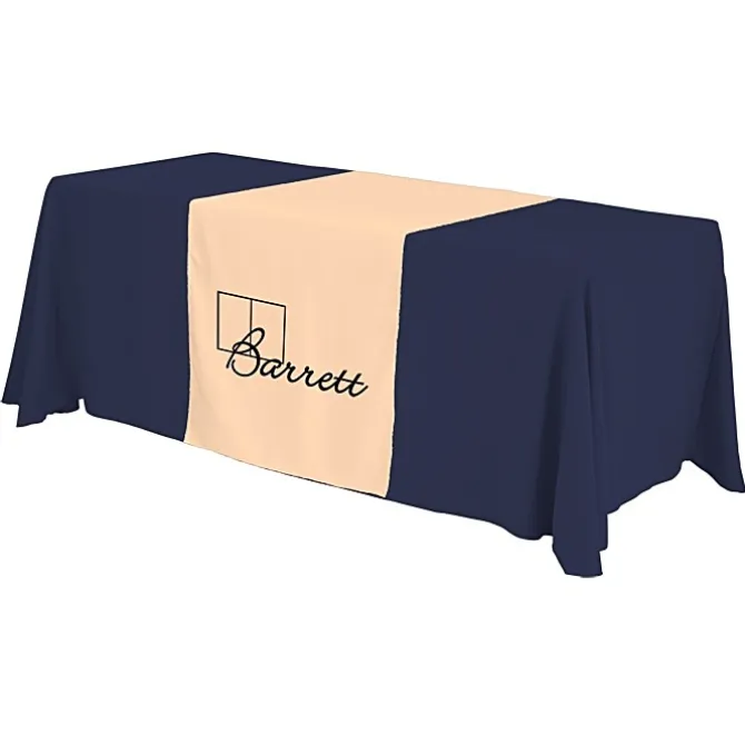 Serged 6-foot Closed-Back Table Throw and Runner Kit
