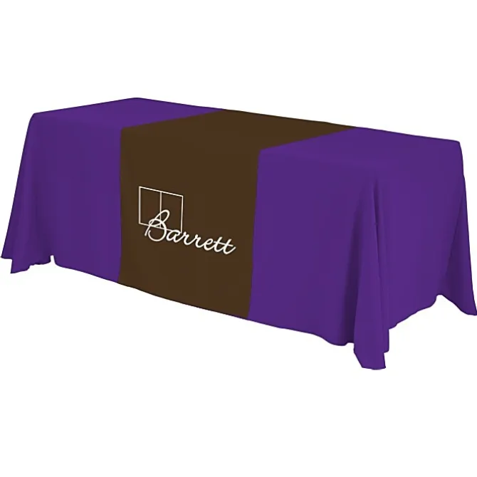 Serged 6-foot Closed-Back Table Throw and Runner Kit