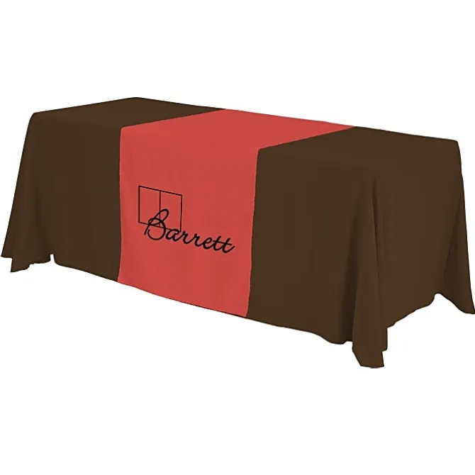 Serged 6-foot Closed-Back Table Throw and Runner Kit