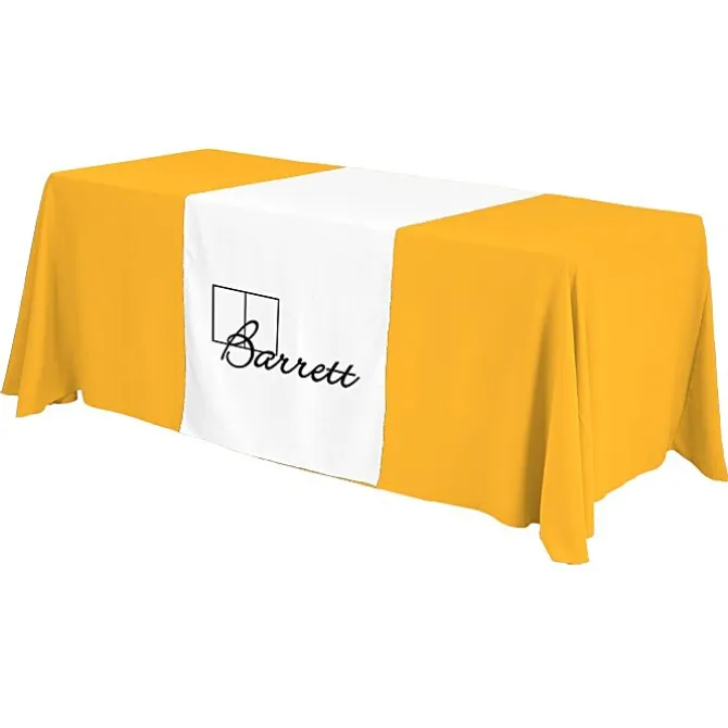 Serged 6-foot Closed-Back Table Throw and Runner Kit