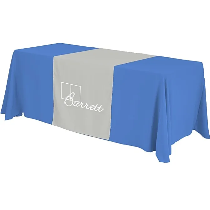 Serged 6-foot Closed-Back Table Throw and Runner Kit