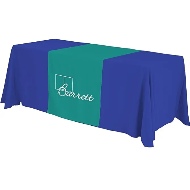 Serged 6-foot Closed-Back Table Throw and Runner Kit