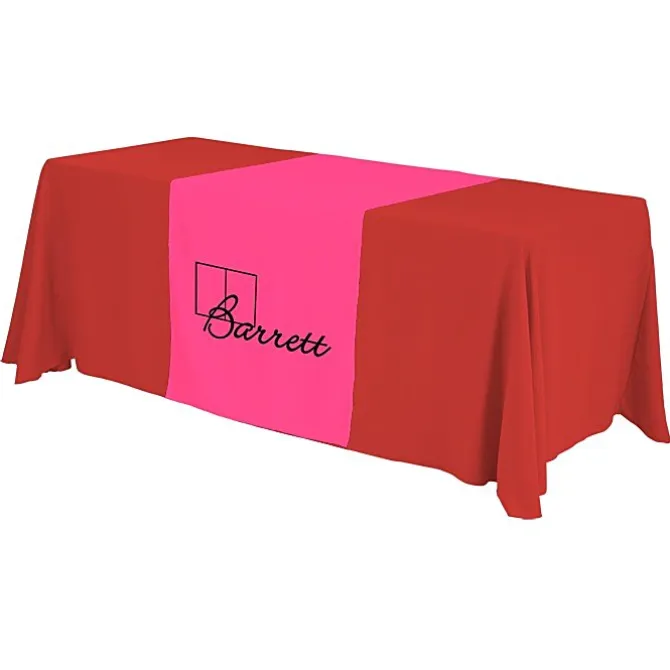 Serged 6-foot Closed-Back Table Throw and Runner Kit