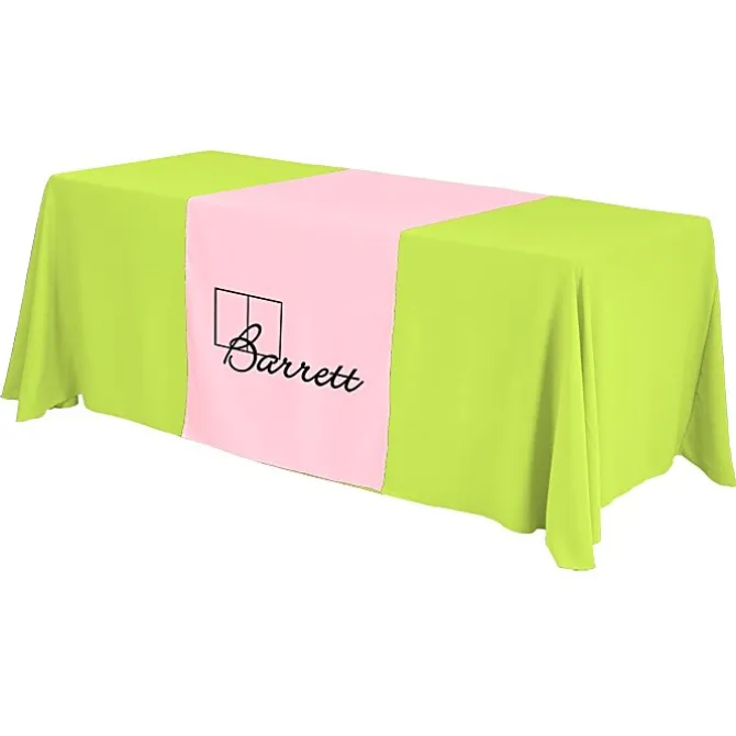 Serged 6-foot Closed-Back Table Throw and Runner Kit