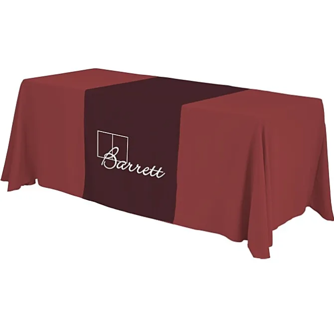 Serged 6-foot Closed-Back Table Throw and Runner Kit