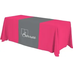 Serged 6-foot Closed-Back Table Throw and Runner Kit