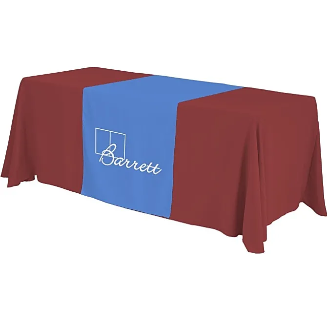 Serged 6-foot Closed-Back Table Throw and Runner Kit