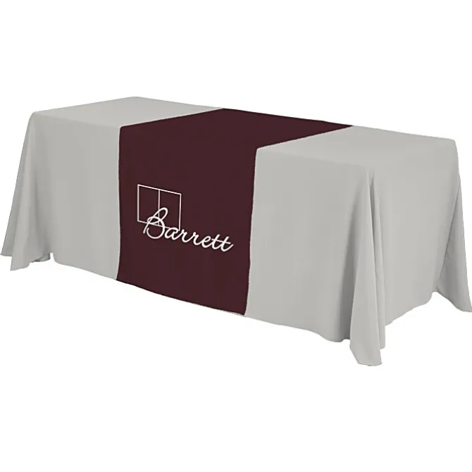 Serged 6-foot Closed-Back Table Throw and Runner Kit