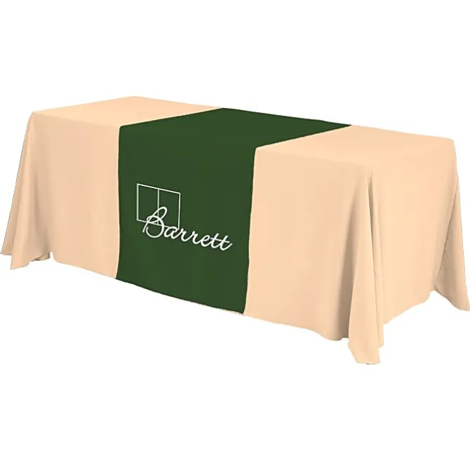 Serged 6-foot Closed-Back Table Throw and Runner Kit