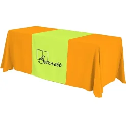 Serged 6-foot Closed-Back Table Throw and Runner Kit