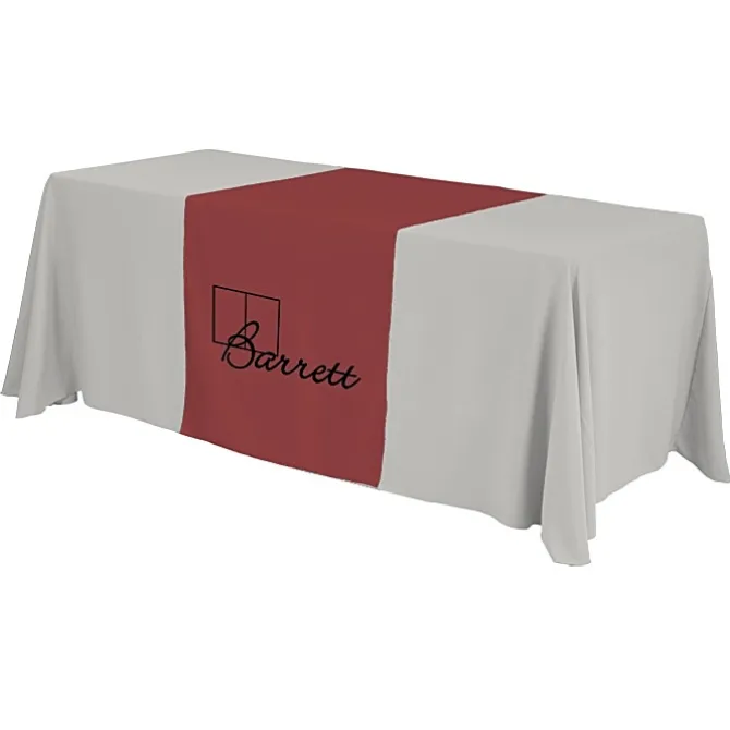 Serged 6-foot Closed-Back Table Throw and Runner Kit