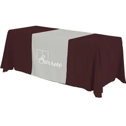 Serged 6-foot Closed-Back Table Throw and Runner Kit