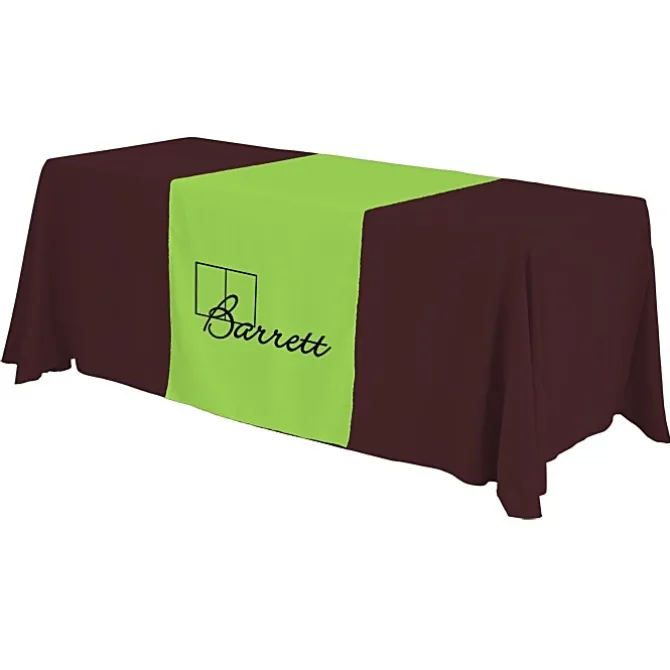 Serged 6-foot Closed-Back Table Throw and Runner Kit