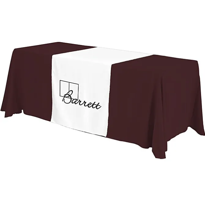 Serged 6-foot Closed-Back Table Throw and Runner Kit