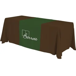 Serged 6-foot Closed-Back Table Throw and Runner Kit