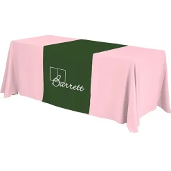 Serged 6-foot Closed-Back Table Throw and Runner Kit