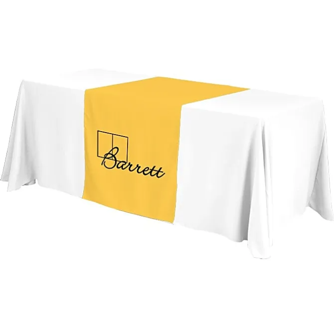Serged 6-foot Closed-Back Table Throw and Runner Kit