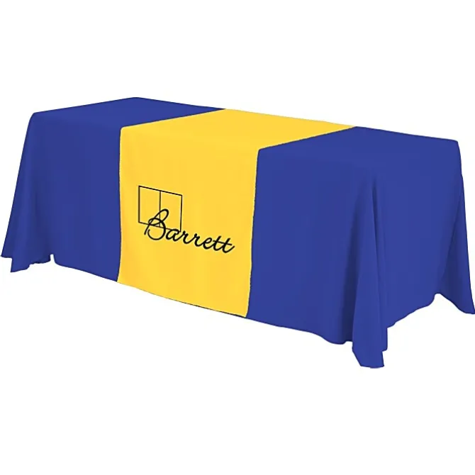 Serged 6-foot Closed-Back Table Throw and Runner Kit