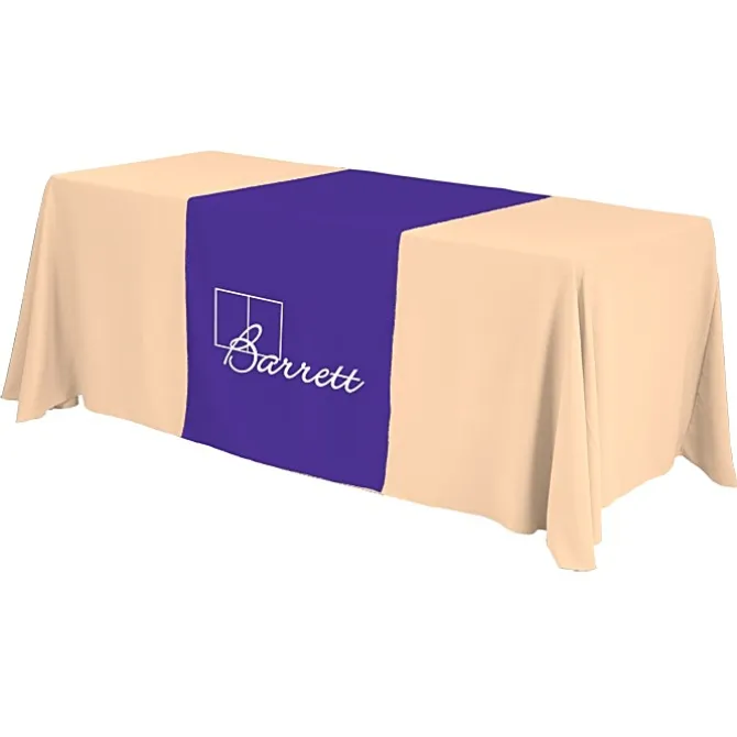 Serged 6-foot Closed-Back Table Throw and Runner Kit
