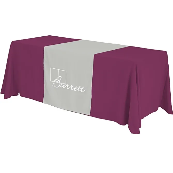 Serged 6-foot Closed-Back Table Throw and Runner Kit