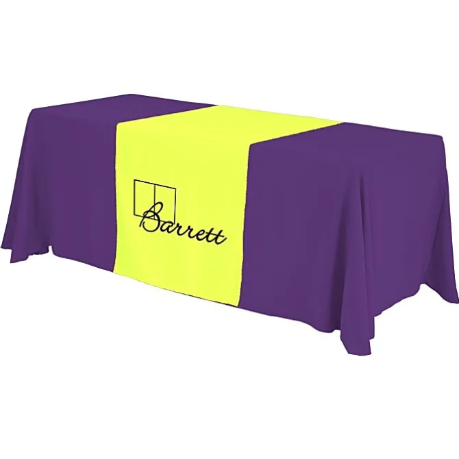 Serged 6-foot Closed-Back Table Throw and Runner Kit