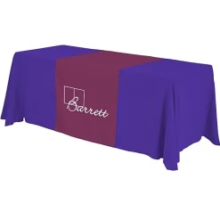 Serged 6-foot Closed-Back Table Throw and Runner Kit