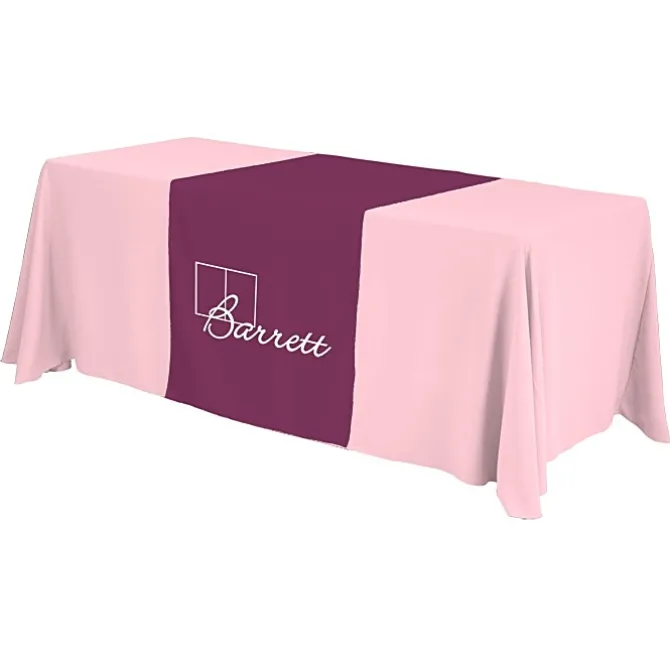 Serged 6-foot Closed-Back Table Throw and Runner Kit
