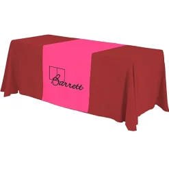 Serged 6-foot Closed-Back Table Throw and Runner Kit