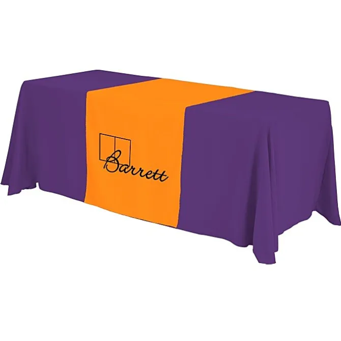 Serged 6-foot Closed-Back Table Throw and Runner Kit