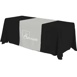 Serged 6-foot Closed-Back Table Throw and Runner Kit