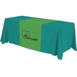 Serged 6-foot Closed-Back Table Throw and Runner Kit