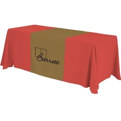 Serged 6-foot Closed-Back Table Throw and Runner Kit