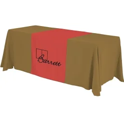 Serged 6-foot Closed-Back Table Throw and Runner Kit