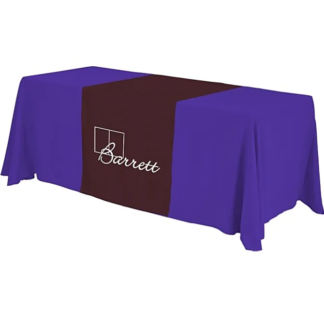 Serged 6-foot Closed-Back Table Throw and Runner Kit