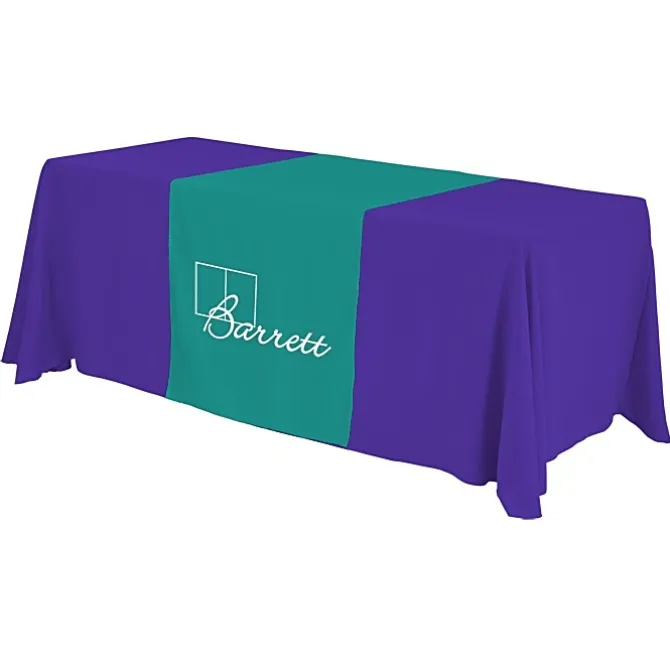 Serged 6-foot Closed-Back Table Throw and Runner Kit