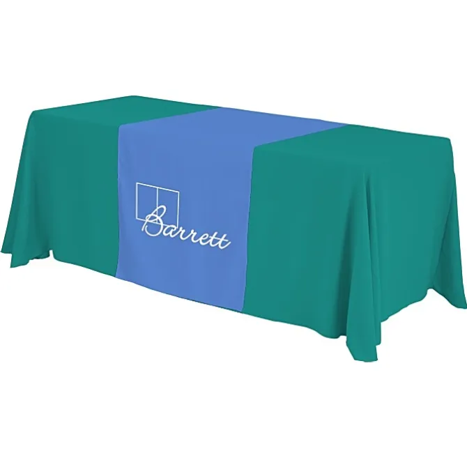 Serged 6-foot Closed-Back Table Throw and Runner Kit