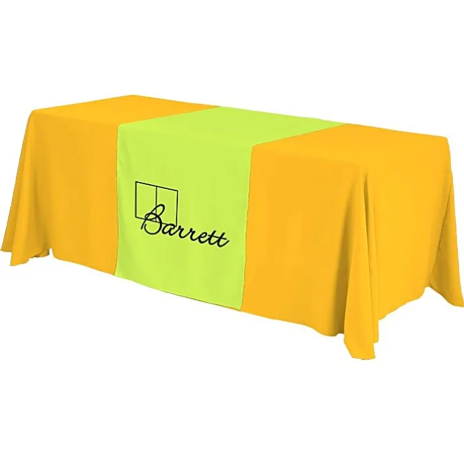Serged 6-foot Closed-Back Table Throw and Runner Kit