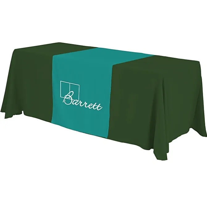 Serged 6-foot Closed-Back Table Throw and Runner Kit