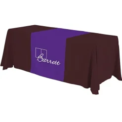 Serged 6-foot Closed-Back Table Throw and Runner Kit