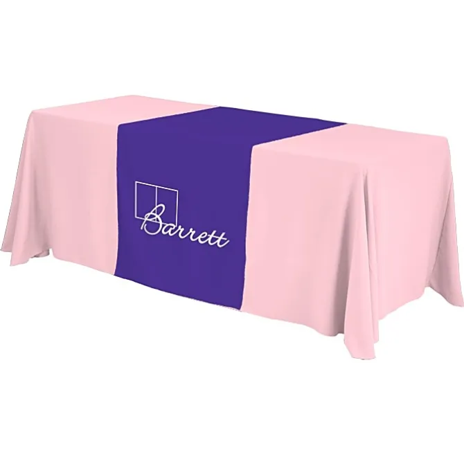 Serged 6-foot Closed-Back Table Throw and Runner Kit