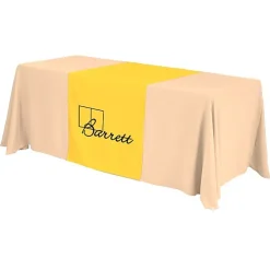 Serged 6-foot Closed-Back Table Throw and Runner Kit