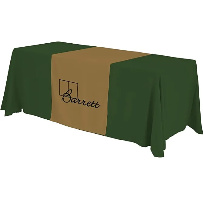Serged 6-foot Closed-Back Table Throw and Runner Kit